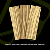 Image 2 of "Zebra" Exotic Fingerboard Deck