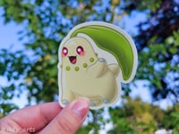 Chonky Chikorita Sticker | Chonk-e-mon