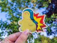 Chonky Cyndaquil Sticker | Chonk-e-mon