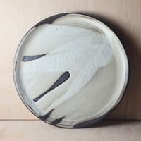 Image 2 of large dark stoneware serving plate