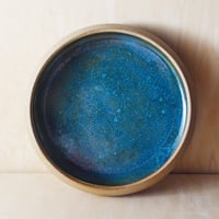 Image 3 of Teal deep serving platter