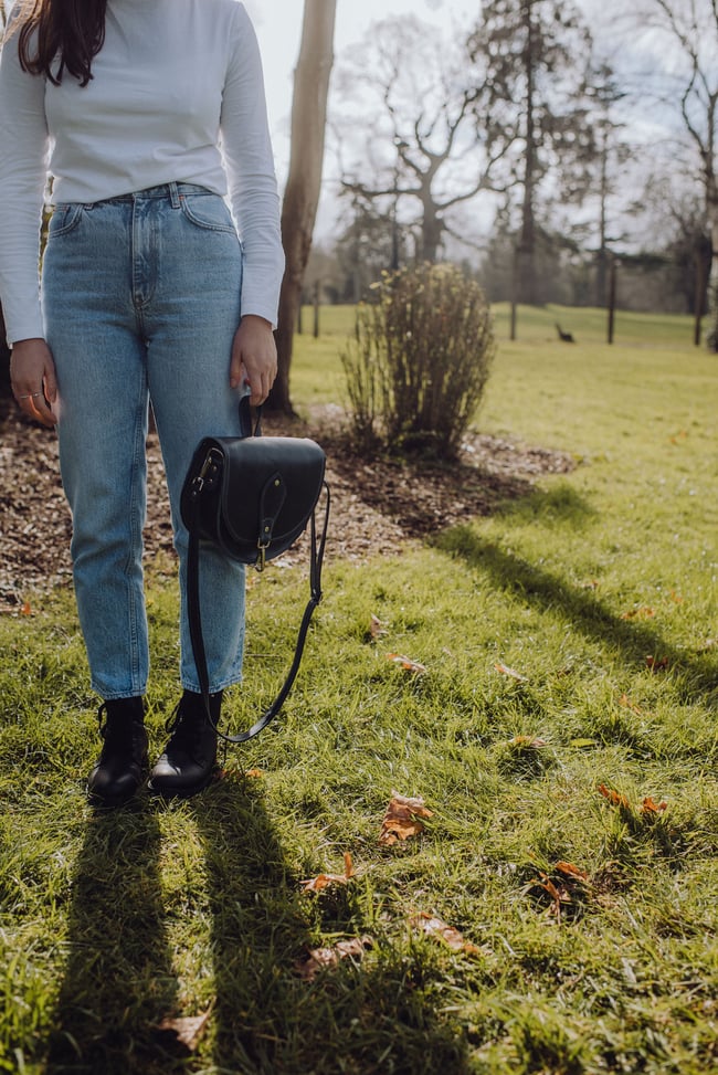 Denim Blue: Saddle Bag 