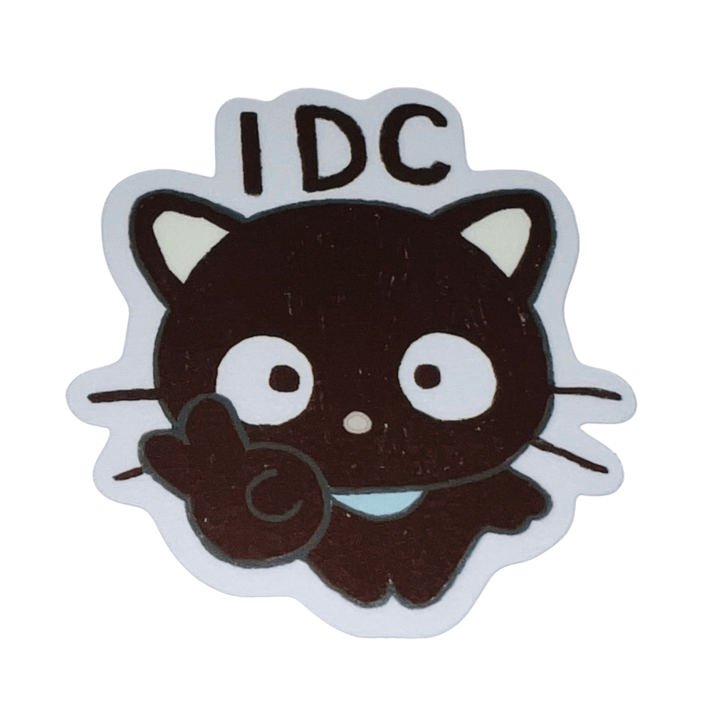 Image of "IDC" chococat sticker 