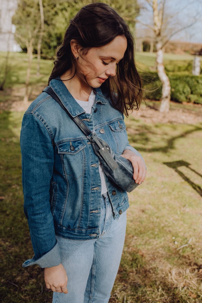 Denim Blue: Chest Bag
