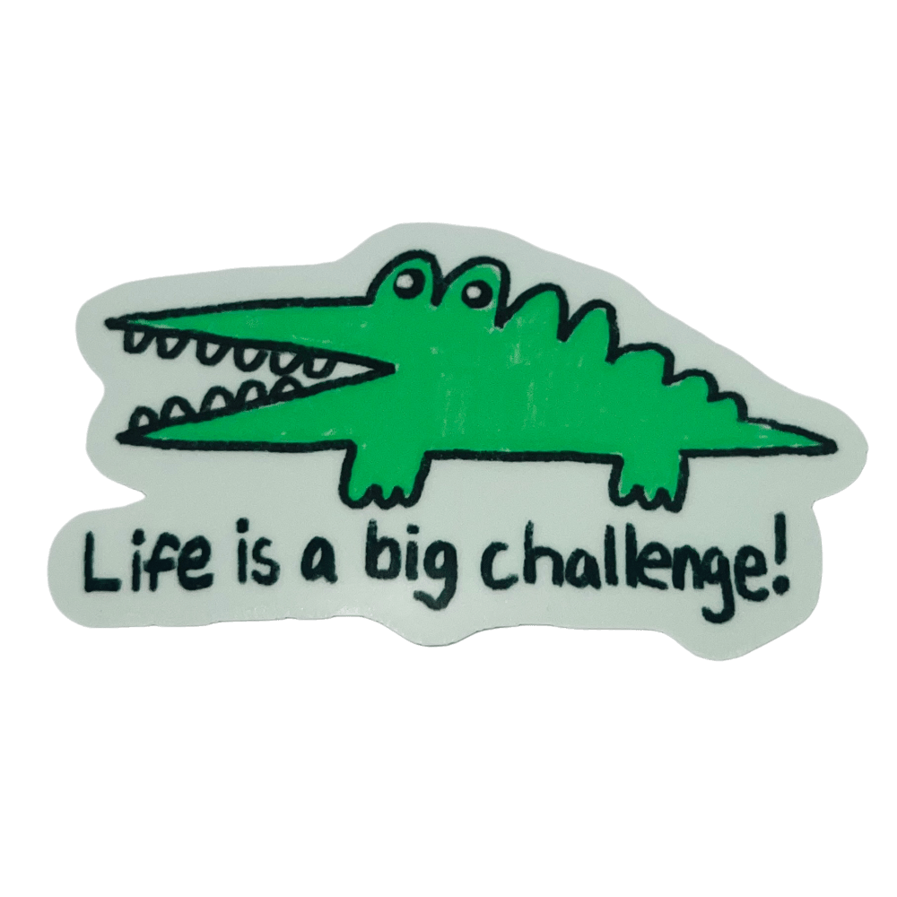Image of big challenges sticker