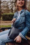 Navy: Classic Cross Body Bag 