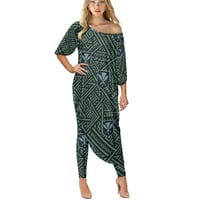 Image 1 of Women's Polynesian Tribal with Hawaii Sovereign Logo
