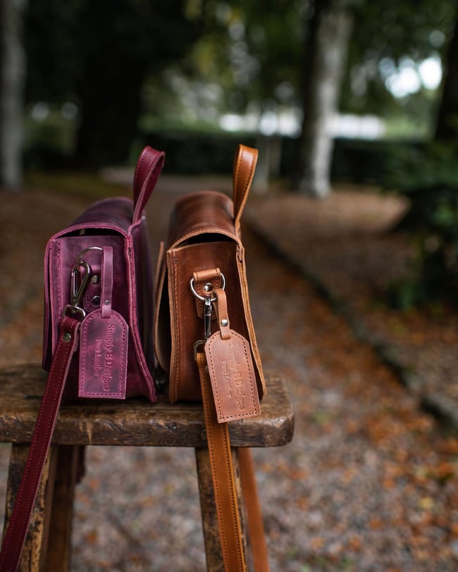 Burgundy: Saddle Bag 