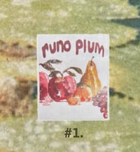 Image 2 of runo plum sticker