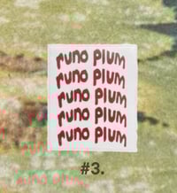 Image 4 of runo plum sticker