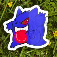 Chubby Gengar Sticker