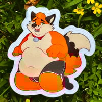 Image 2 of Fat Fox Sticker