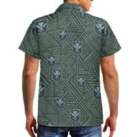 Image 2 of Men's Hawaiian Shirt- Tribal with Sovereign Logo