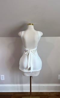 Image 3 of Kylie mini dress (White)