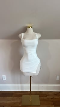 Image 1 of Kylie mini dress (White)