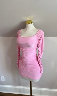 Image 3 of Rosalie ruched mini dress
