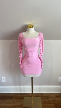 Image 2 of Rosalie ruched mini dress
