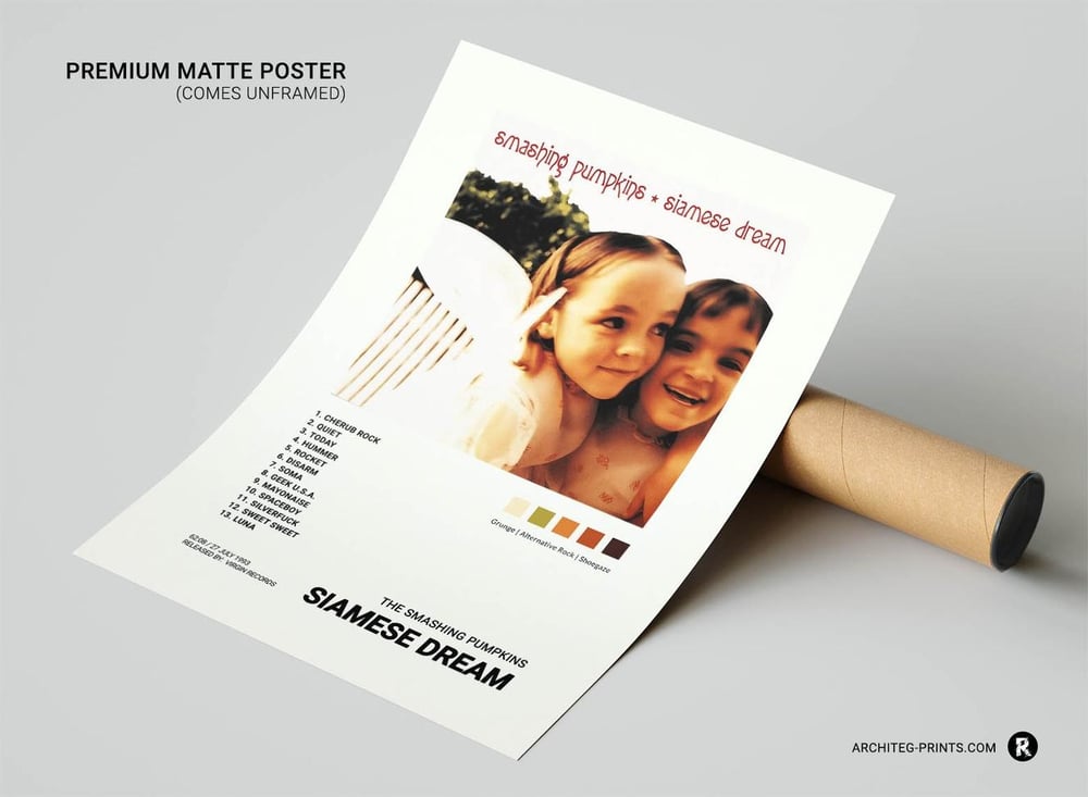 The Smashing Pumpkins - Siamese Dream Music Album Cover Poster
