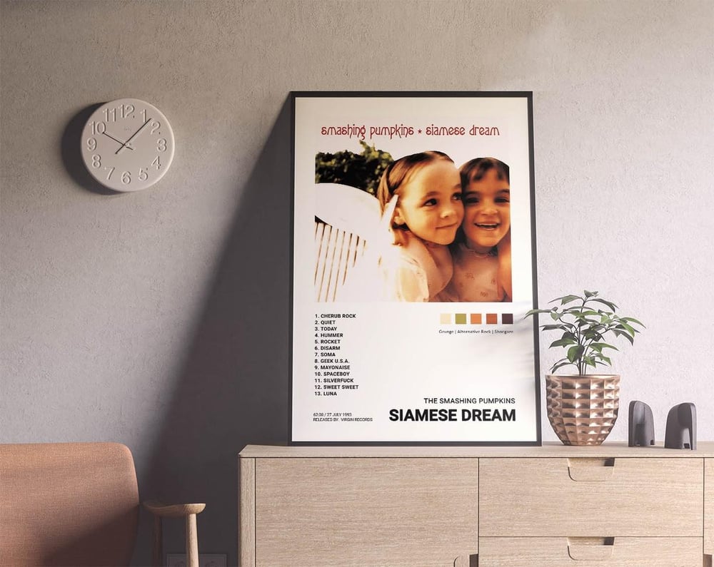 The Smashing Pumpkins - Siamese Dream Music Album Cover Poster