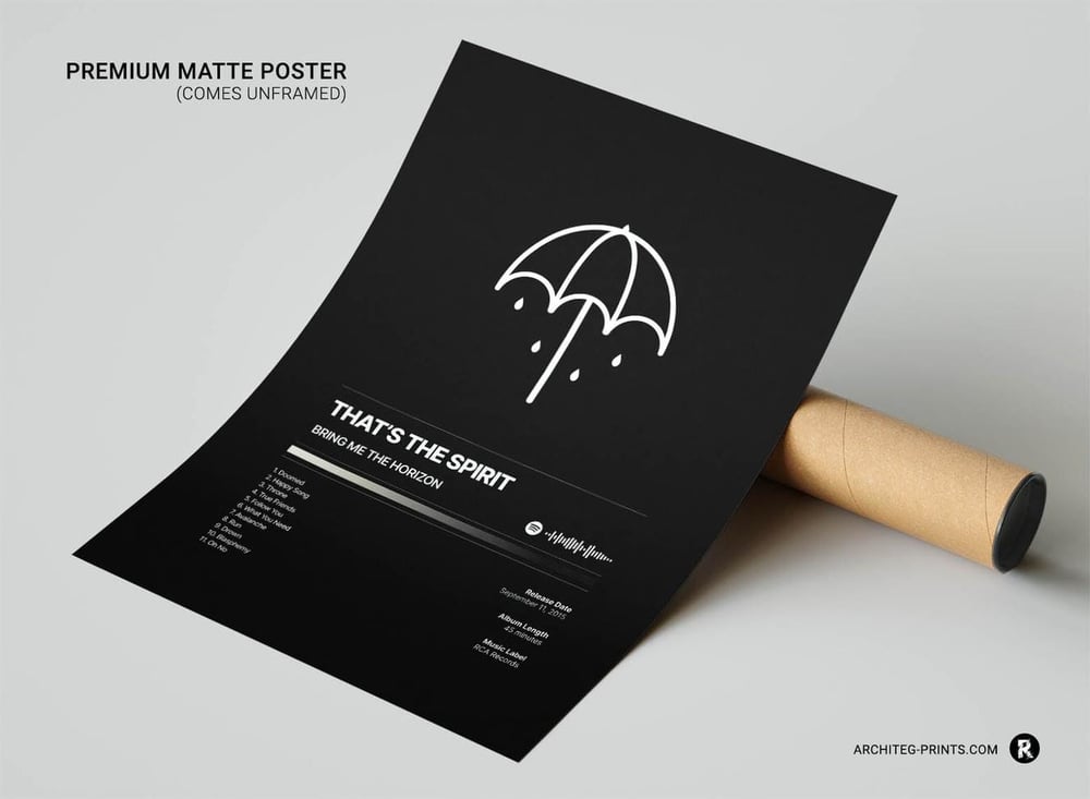 Bring Me The Horizon - That’s the Spirit Music Album Cover Poster