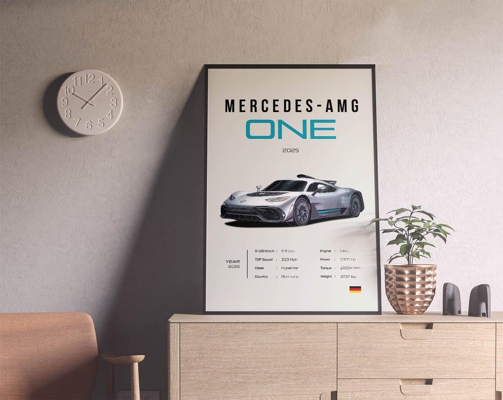 2025 Mercedes AMG One - Sport Car Poster