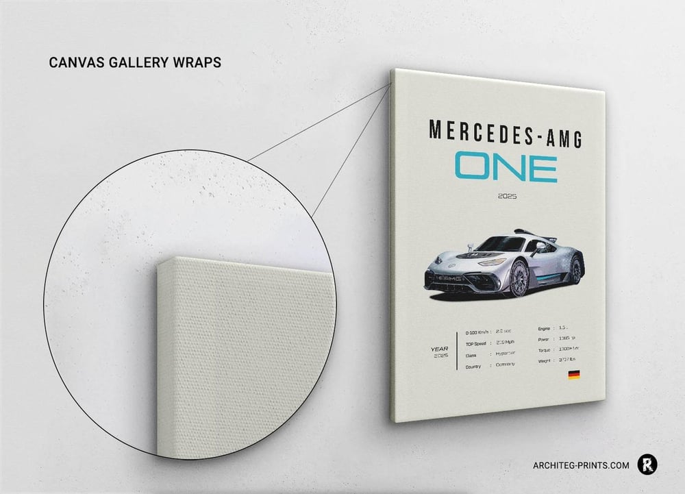 2025 Mercedes AMG One - Sport Car Poster