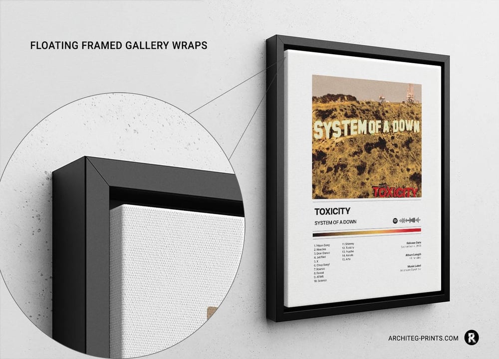 System Of A Down - Toxicity Music Album Cover Poster