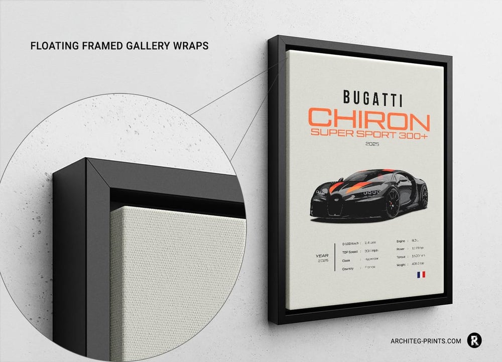 2025 Bugatti Chiron Super Sport 300 - Sport Car Poster