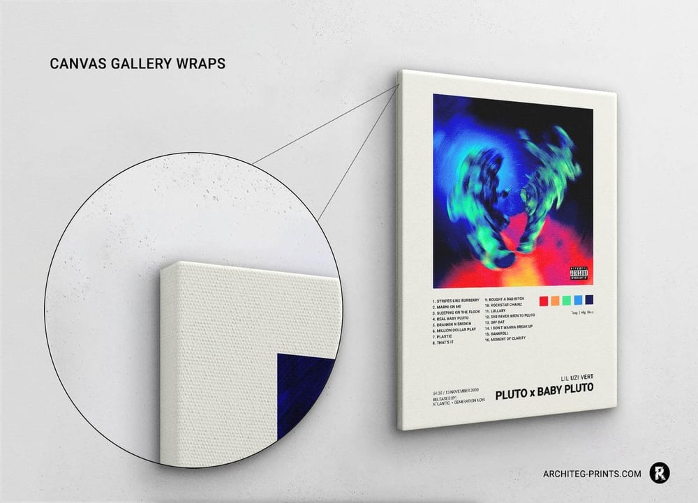 Lil Uzi Vert - Pluto x Baby Pluto Music Album Cover Poster
