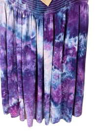 Image 5 of ♻️ UPCYCLED 2X Torrid Boho Tunic/ Mini Dress in Purple Haze Ice Dye