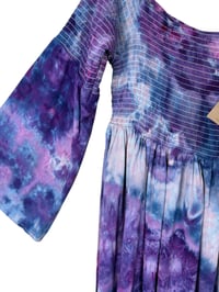 Image 8 of ♻️ UPCYCLED 2X Torrid Boho Tunic/ Mini Dress in Purple Haze Ice Dye