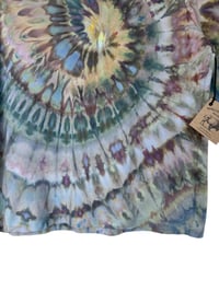 Image 6 of ♻️ UPCYCLED XL Boatneck Top in Soft Spiral Ice Dye