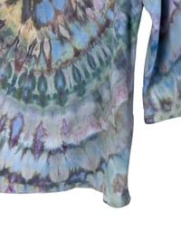 Image 7 of ♻️ UPCYCLED XL Boatneck Top in Soft Spiral Ice Dye