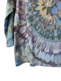 Image 8 of ♻️ UPCYCLED XL Boatneck Top in Soft Spiral Ice Dye