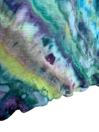 Image 6 of ♻️ UPCYCLED L Slub Knit Tunic Tee in Cool Agate Ice Dye