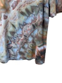 Image 7 of ♻️ UPCYCLED L Button Detail Knit Top in Earthy Agate Ice Dye