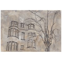 Image 1 of Kensington Gate Lane - Pencil and Acrylic Paint on Paper