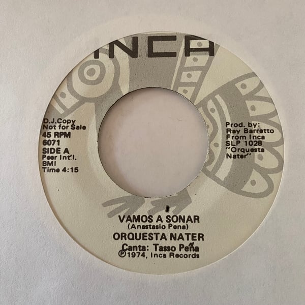 Image of Orquesta Nater "Vamos A Sonar" b/w "Solo Tu"