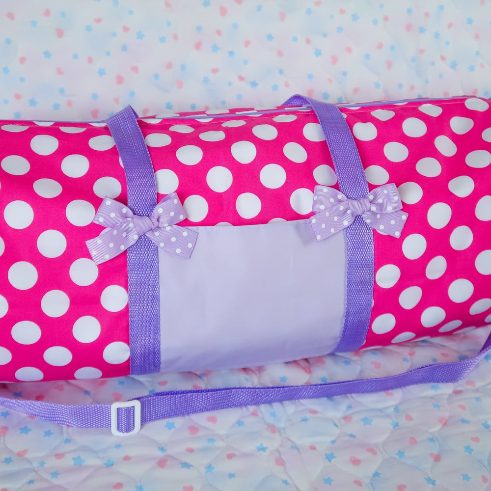 Large Round Duffle Bag: 02