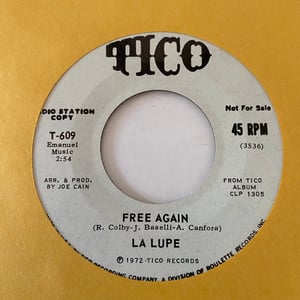 Image of La Lupe "Vagabundo" b/w "Free Again"