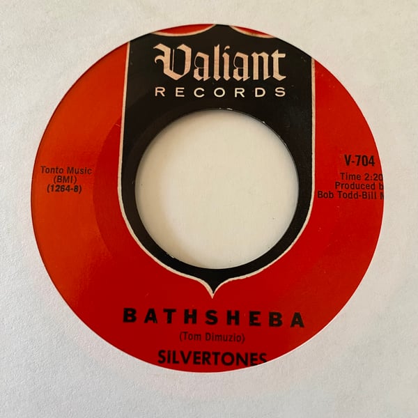 Image of Silvertones "Bathsheba" b/w "Get It"