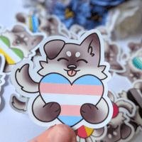 Image 5 of Pride Doggie Stickers
