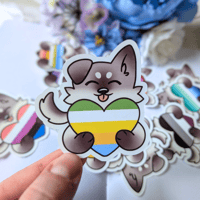 Image 4 of Pride Doggie Stickers