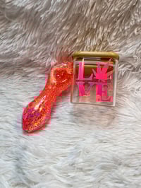 Image 10 of 2 Piece Glitter Pipe And Jar Set