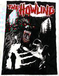 Image 1 of The Howling Movie Poster T-Shirt (1981 Horror, Classic Design)