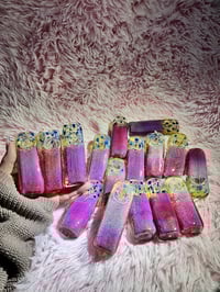 Image 5 of 4"Fumed Square Glass Pipe 