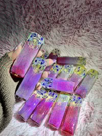 Image 9 of 4"Fumed Square Glass Pipe 