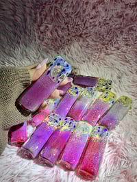 Image 11 of 4"Fumed Square Glass Pipe 