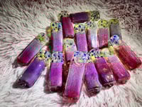 Image 14 of 4"Fumed Square Glass Pipe 