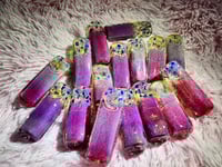 Image 16 of 4"Fumed Square Glass Pipe 